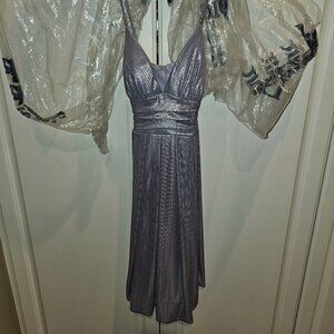 Shimmery Lilac Homecoming Dress